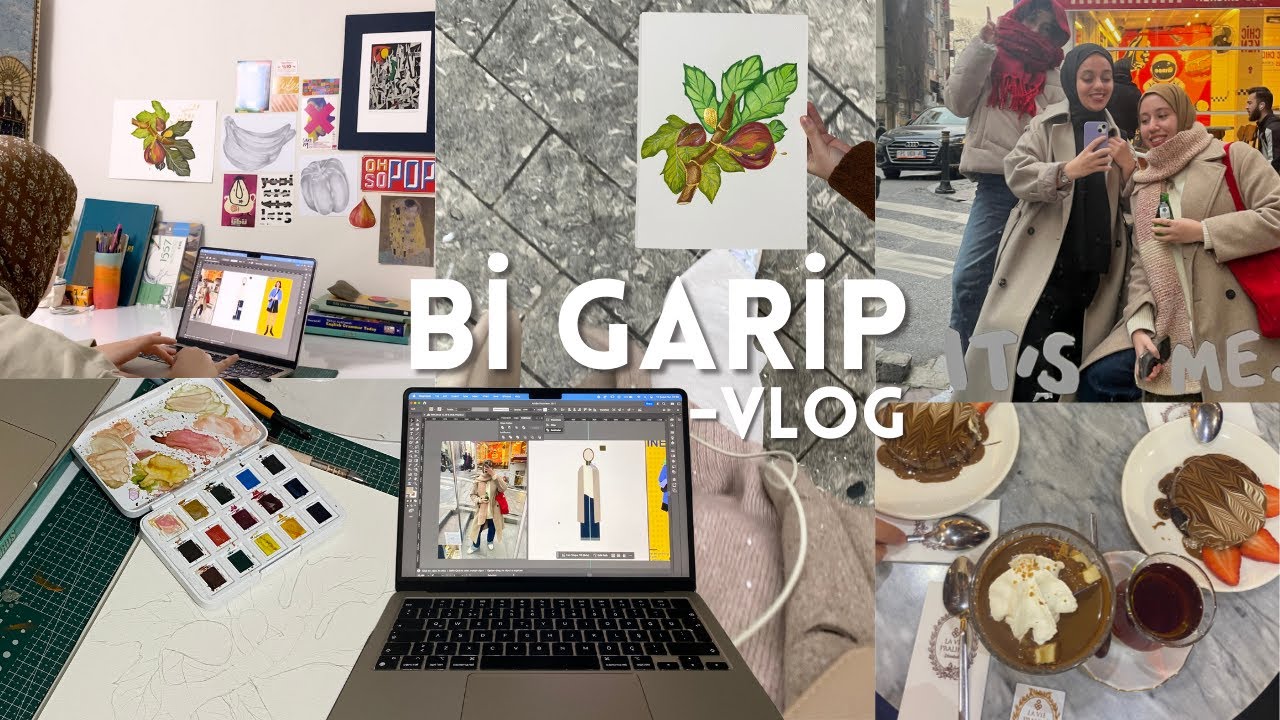 Bi Garip Vlog-Bir tasarım öğrencisinin dijital günlüğü #designer #studentlife