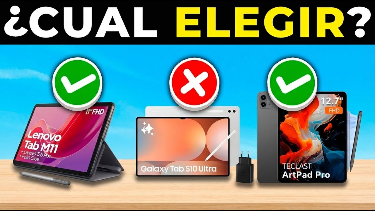 ✅ Los 5 MEJORES TABLETS PARA TRABAJAR 2026 | TABLETS AMAZON Calidad Precio