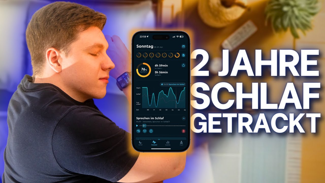 Schl&auml;ft man durch Schlaftracking besser? 🛌📲 | Selbstexpermient