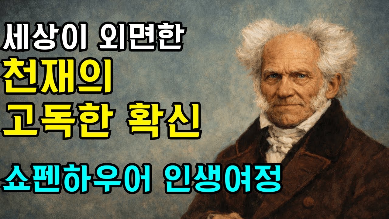33년을 기다린 천재 철학자의 비밀 - 세상이 외면한 이유 | 쇼펜하우어 | 명언 | 인생조언 | 철학자