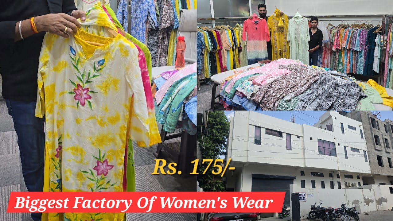 Kurti Factory Jaipur / Women's Wear Manufacturers in Jaipur || Kurti, Top & Ethnic Suits Wholesale