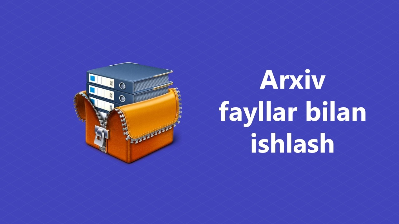 Arxiv fayllar bilan ishlash o'rnatish Winrar dasturini ko'rib chiqish | fayllarni arxivlash