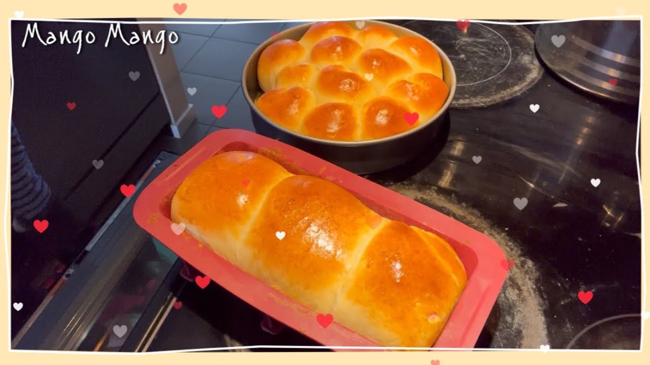 [Bake With Me] A Loaf Of Milk Bread & Dinner Rolls