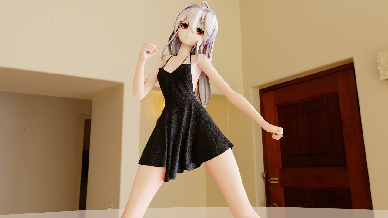 【MMD】Haku - Abracadabra [cloth simulation]