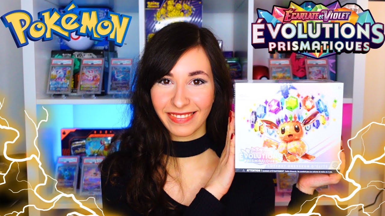 MAGNIFIQUE OUVERTURE d'une ETB EVOLUTIONS PRISMATIQUES POKEMON. La chance est de retour !