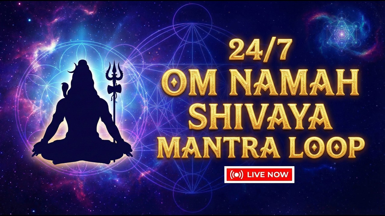 LIVE 🔴:  मन शांत के लिए सुने - शिव जी के ये भजन  | 24/7 Om Namah Shivaya Mantra Loop ✅