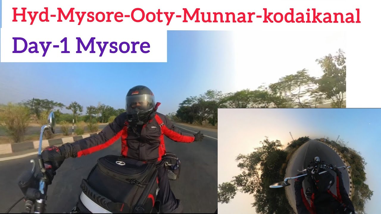 Hyderabad to Mysore solo bikeride telugu|Hyd-Mysore-waynad-Ooty-Munnar-Kodaykenal-hyd#trending#viral