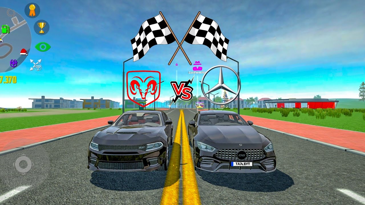 Car Simulator 2 | Dodge VS Mercedes | Charger SRT Hellcat VS AMG GT 63 S | Race & Top Speed