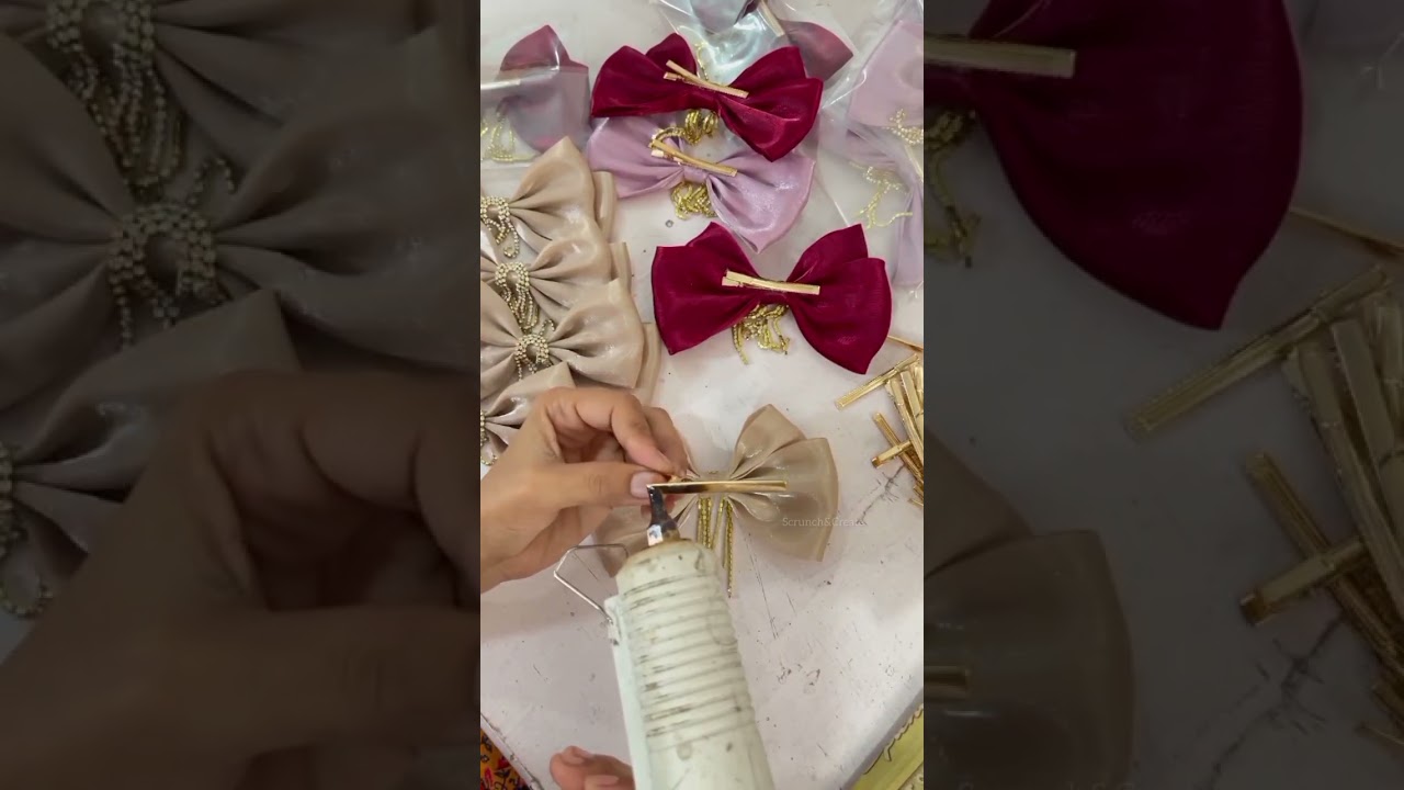 Golden Alligator Clips ✨ | Perfect Finishing for Handmade Bows 
