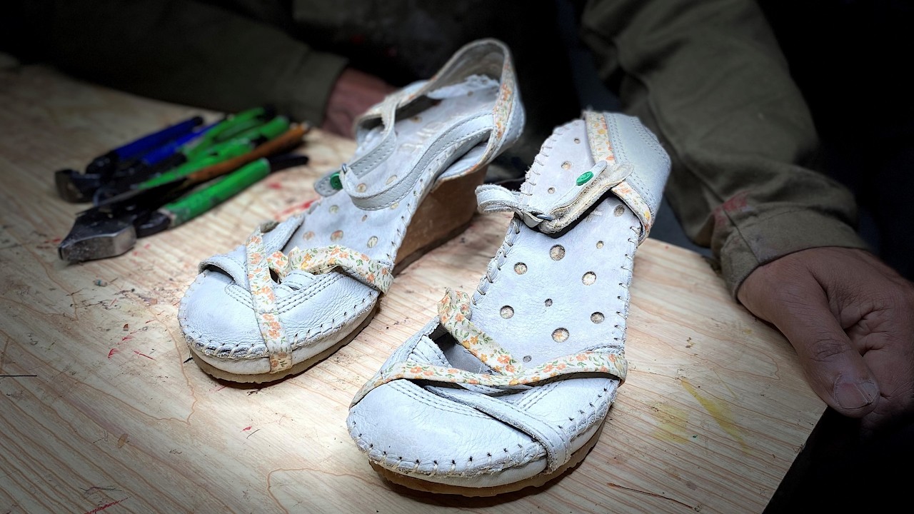 They Look New! Secret to Renewing Old Sandals