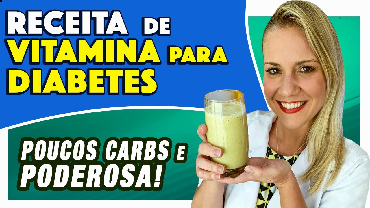 Vitamina para DIABÉTICOS - Gostosa, fácil e FUNCIONA! Lanche ou Café da Manhã (Low Carb)