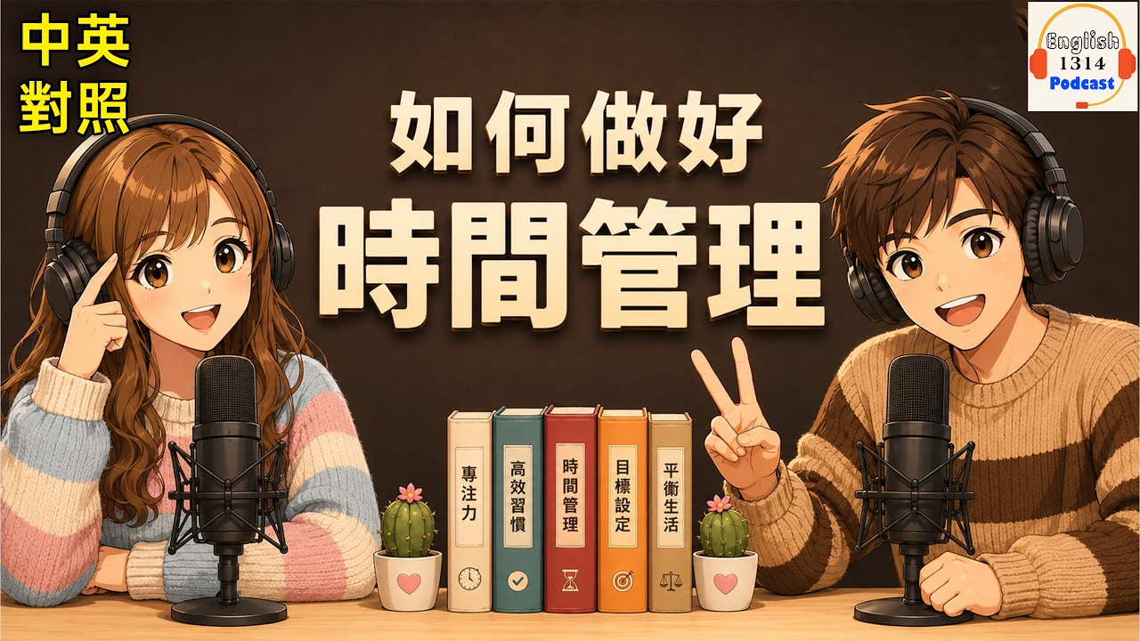 如何管理你的時間 | 輕鬆日常對話的英語播客｜英語播客｜英文口語練習