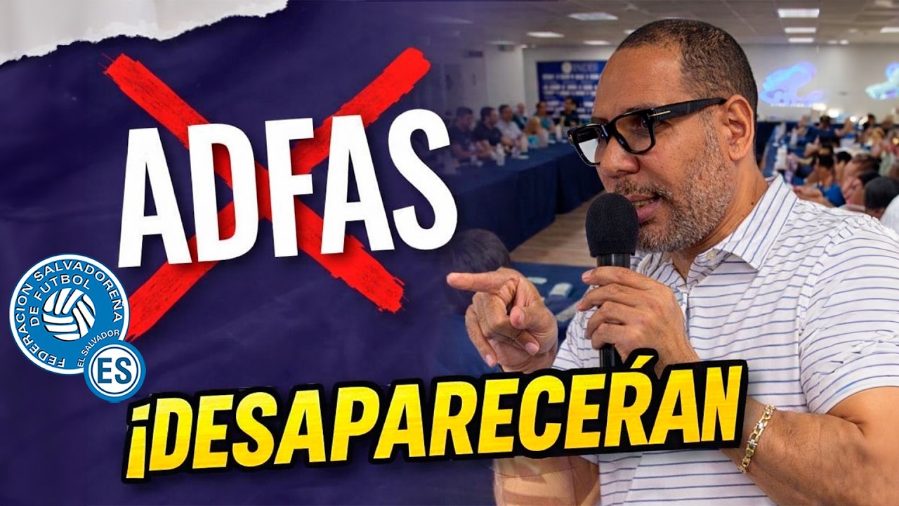 ¡SE ACABARON LAS ADFAS! El nuevo plan que cambiará TODO el fútbol en El Salvador | Yamil Bukele