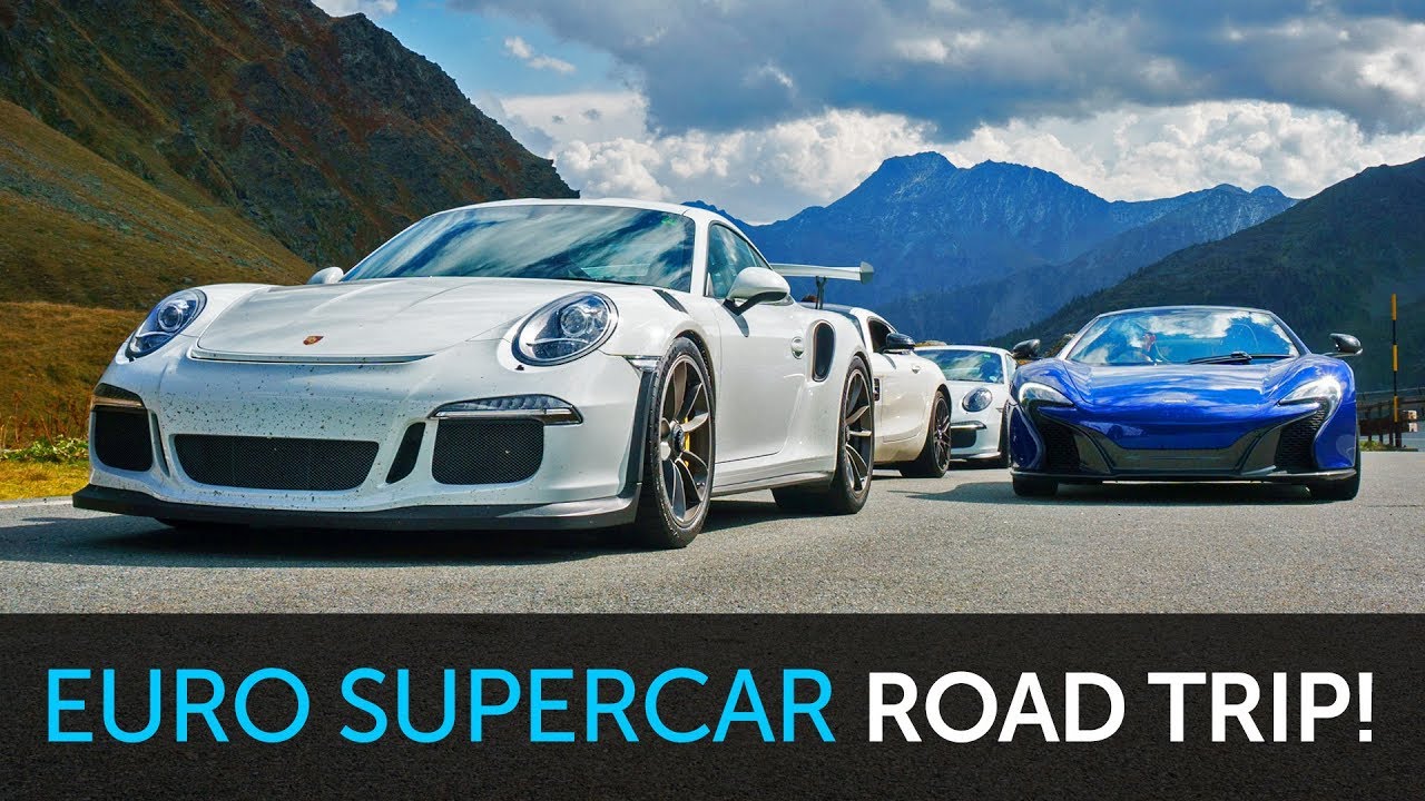 Supercar Europe Road Trip - Porsche, McLaren, AMG and Lotus! Complete Road Trip