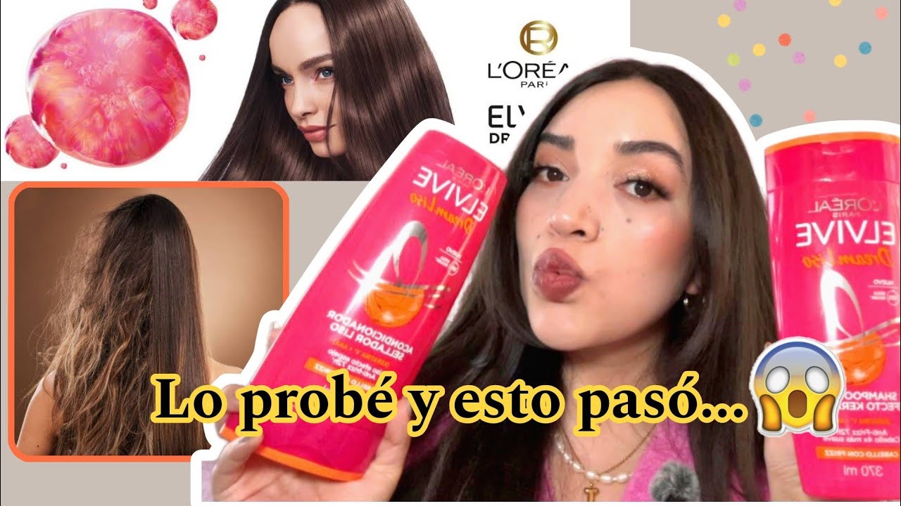 ¿Adiós frizz de verdad? 😲 Así me fue con Dream Liso de L’Oréal | A PRUEBA en CABELLO GRASO 🤯