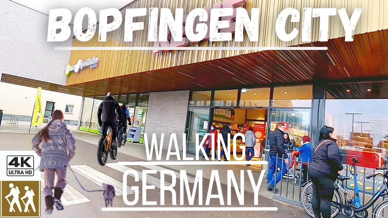 [4K] Germany Walking Tour | City Walk in the beautiful Bopfingen
