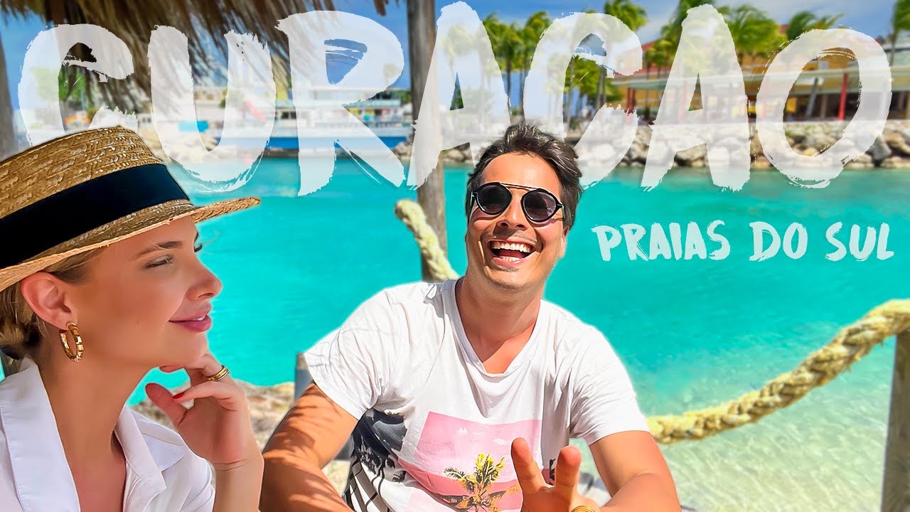 CURAÇAO | Fomos na MELHOR praia de CURAÇAO e conhecemos um FORTE abandonado
