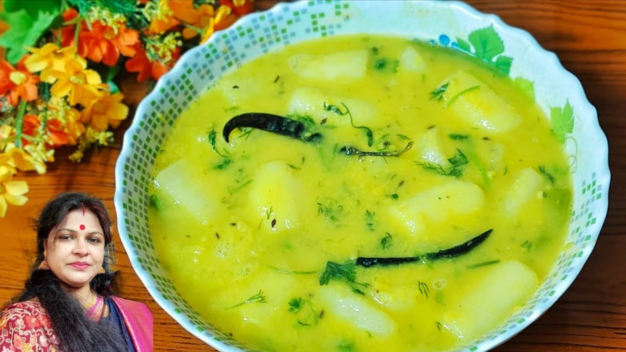 মুলো দিয়ে মটর ডাল রেসিপি। Mulo recipe bengali | bengali recipe | mulo diye matar dal | mulo diye dal