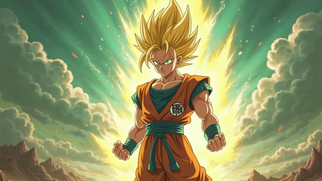 Dragon Ball ⚡ Rock Heroico de Goku – ¡Supera todos los límites!