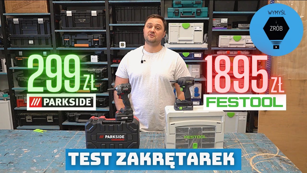 PARKSIDE PERFORMANCE zakrętarka 20 V PDSSA vs FESTOOL TID 18 porównanie test recenzja