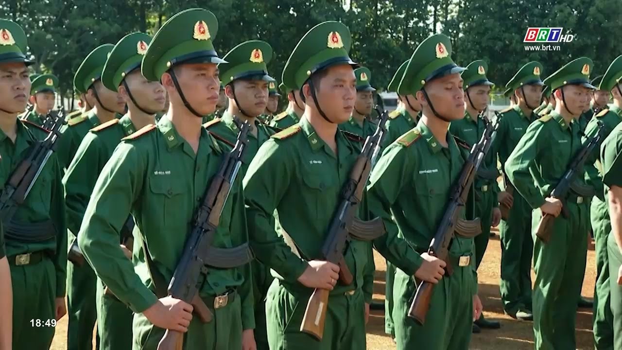 Trường Cao đẳng Biên phòng tổ chức lễ tuyên thệ chiến sĩ mới năm 2023 | BRTgo