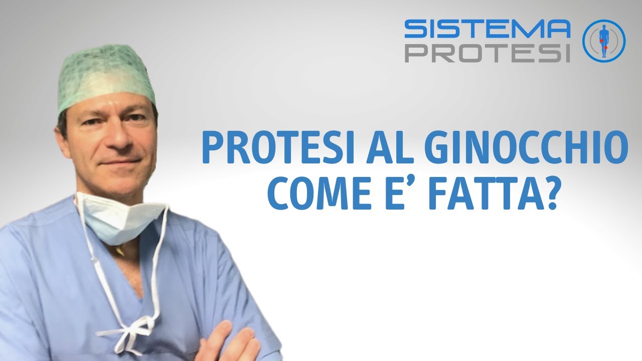 Protesi al ginocchio come è fatta? #gonartrosi