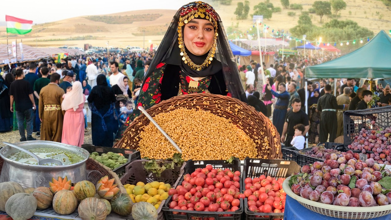 The LARGEST Fruit Festival in Kurdistan! 1000 Farmers, Endless Fruits!