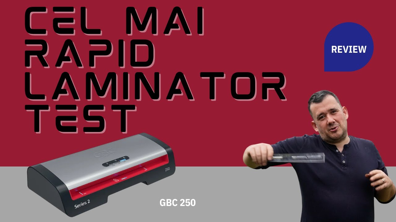 GBC250 -Lamineaza in 30 secunde si e gata de lucru in 1 minut - trebuie in orice birou!