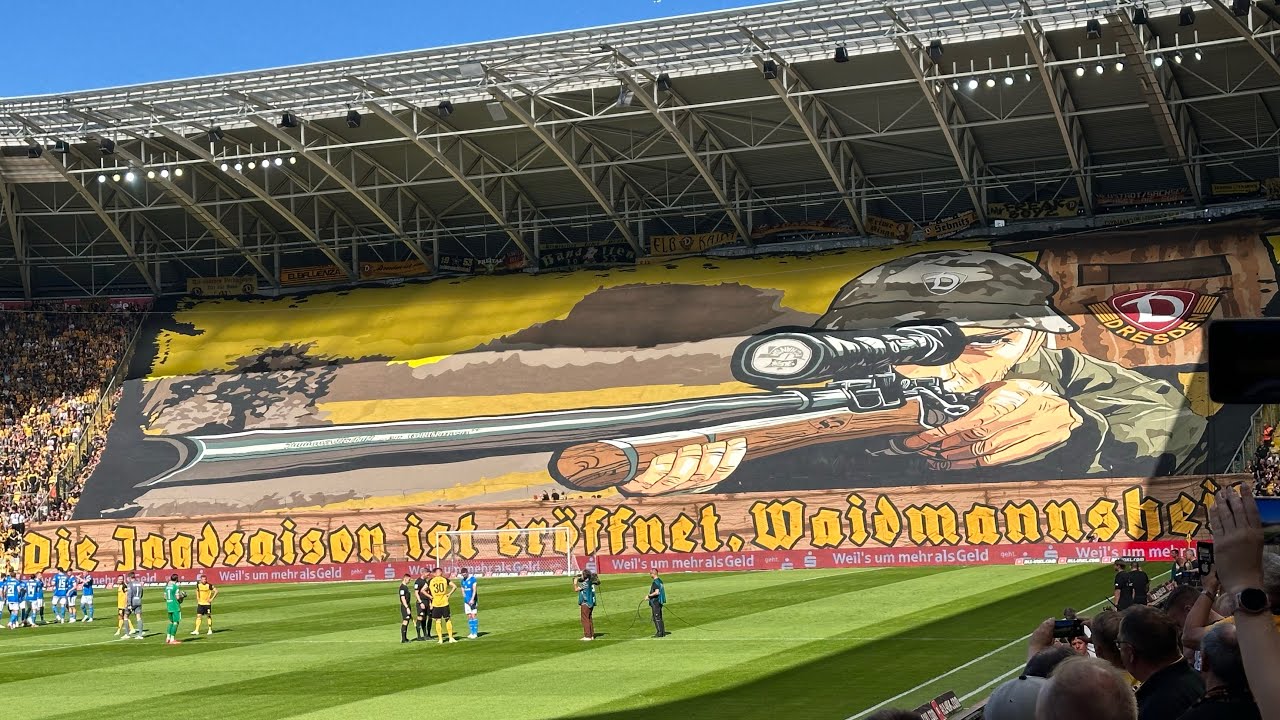 Dynamo Dresden - FC Hansa Rostock 1:1| Dynamo Choreo