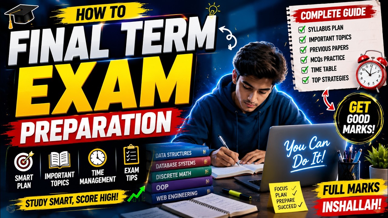 Final Term Exam Preparation 2026 | Complete Strategy to Score High