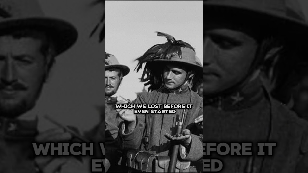 What did the Italian soldiers remember about the war in North Africa? #shorts