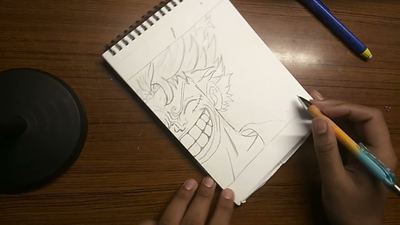 Luff gear 5 from one piece # drawing #sketch # art #anime 