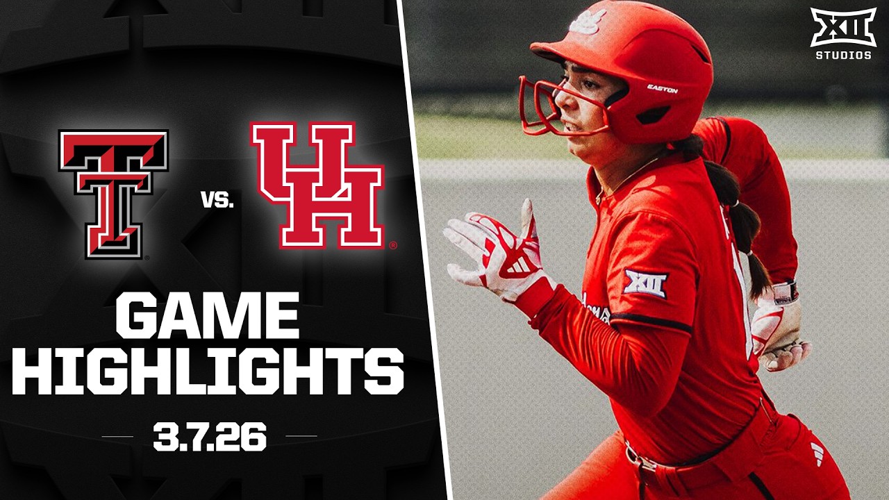 Texas Tech vs Houston Highlights (3.7.26) | 2026 Big 12 Softball
