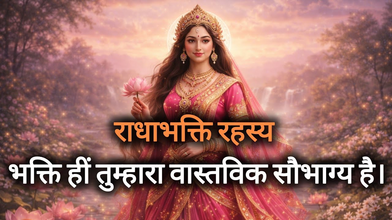 राधारानी का दिव्य संदेश | भक्ति ही तुम्हारा वास्तविक सौभाग्य है | Radha Rani Divine Message