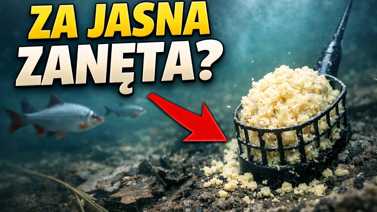 Twoja zanęta na płoć jest ZA JASNA? To dlatego wracasz o kiju w lutym.