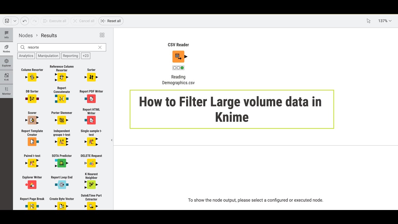 How to filter specific records in Knime