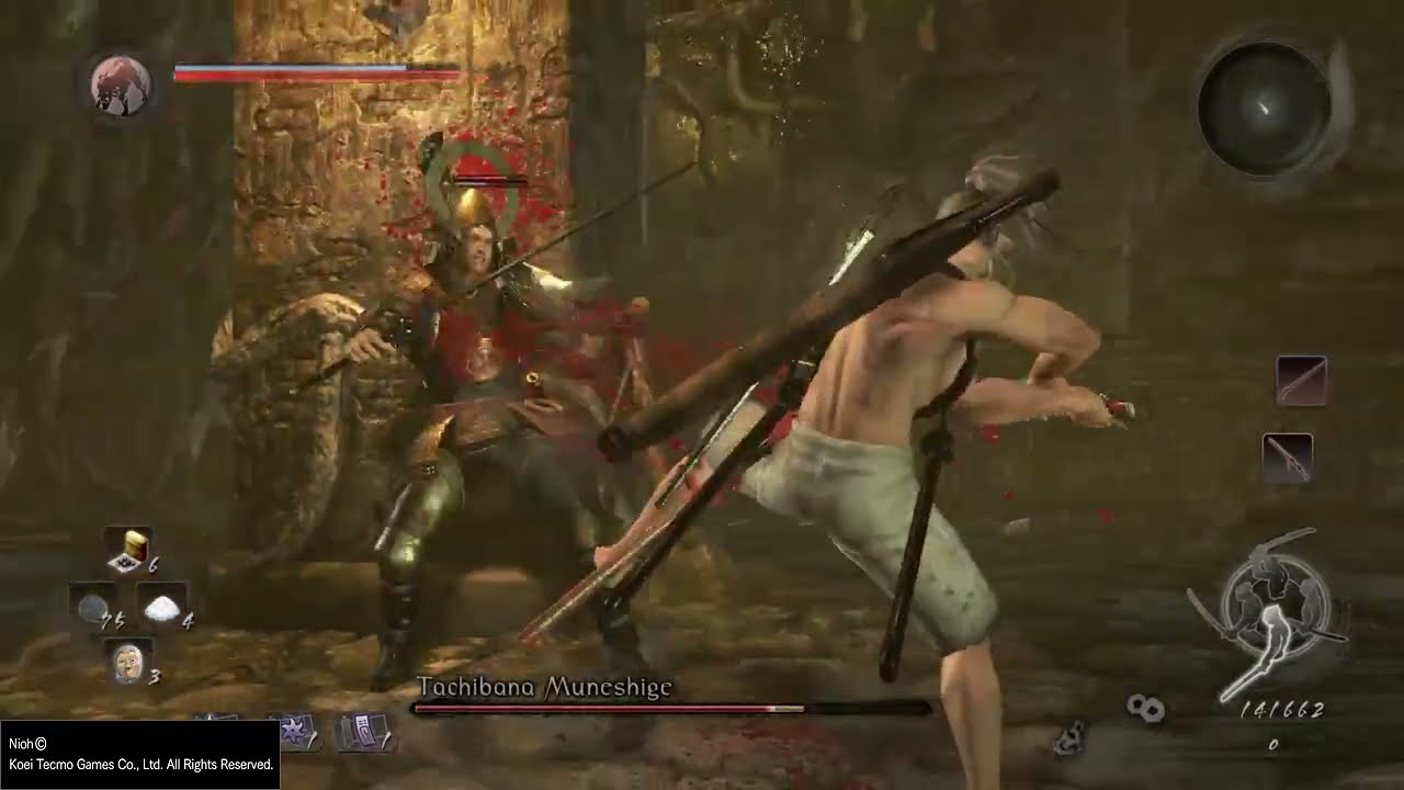 Nioh - Tachibana Muneshige (BOSS FIGHT)