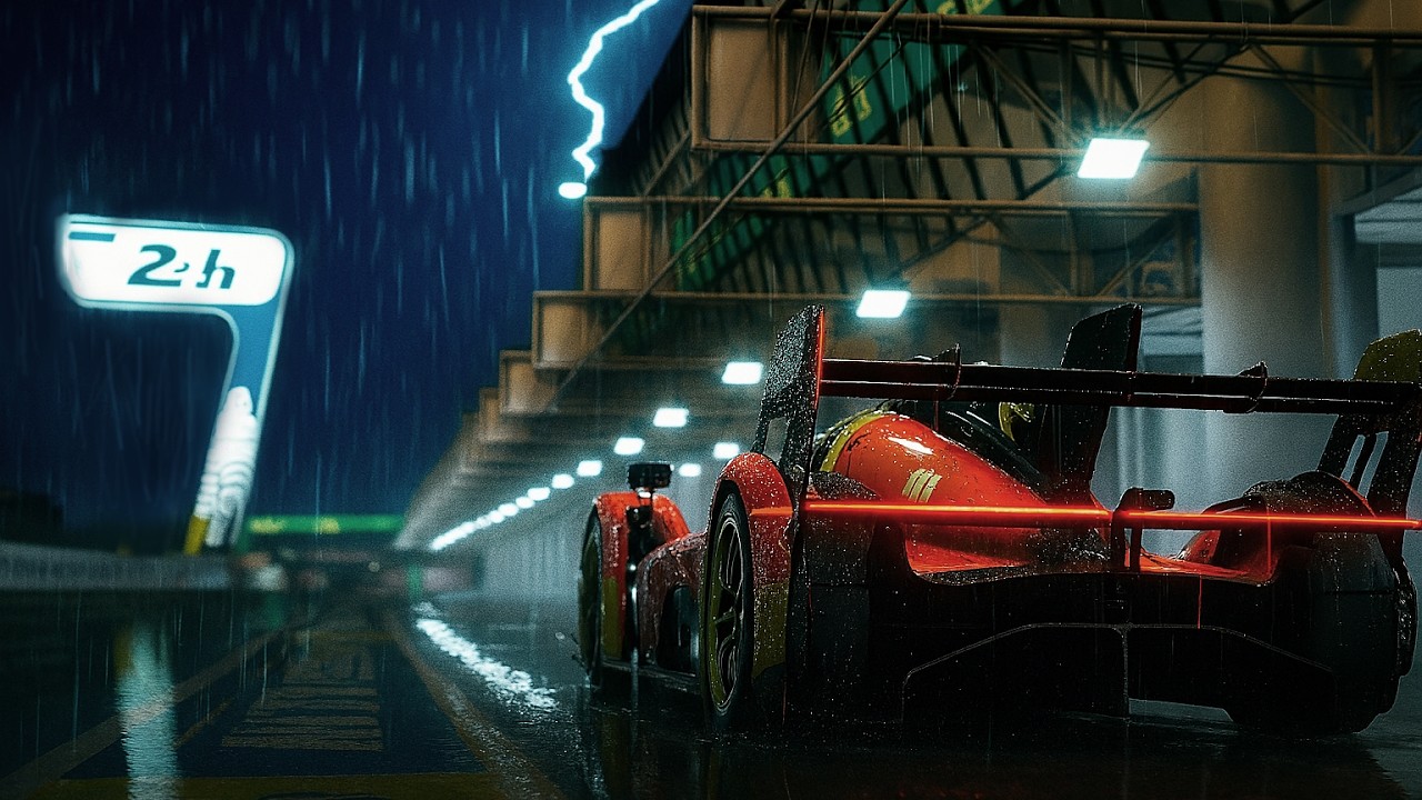 Le Mans Pit Lane Ambience for Sleep (4H)