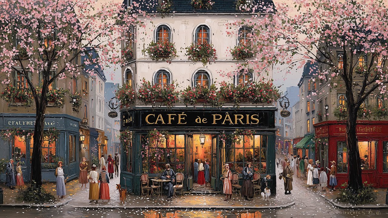 OLD PARIS CAFÉ ☕ Vintage French Music for Work & Relax | Guitar & Accordion