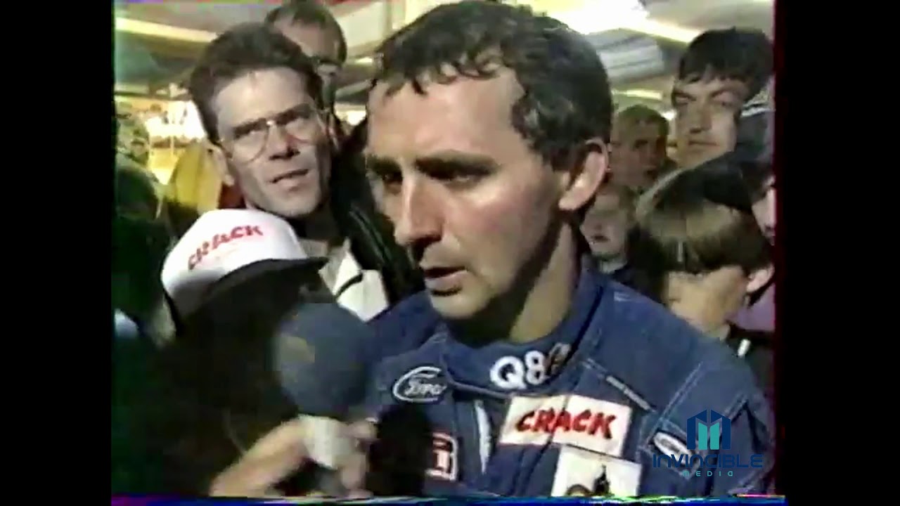 Rally Retro Report:  Afl 963.  Ypres Rally 1991 met o.a.Francois Delecour (Ford Sierra Cosworth 4x4)