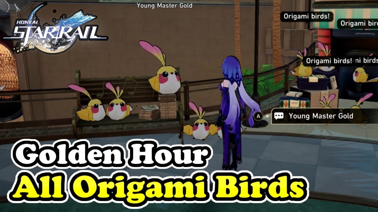 Honkai Star Rail Golden Hour All Origami Bird Locations (Origami Bird)