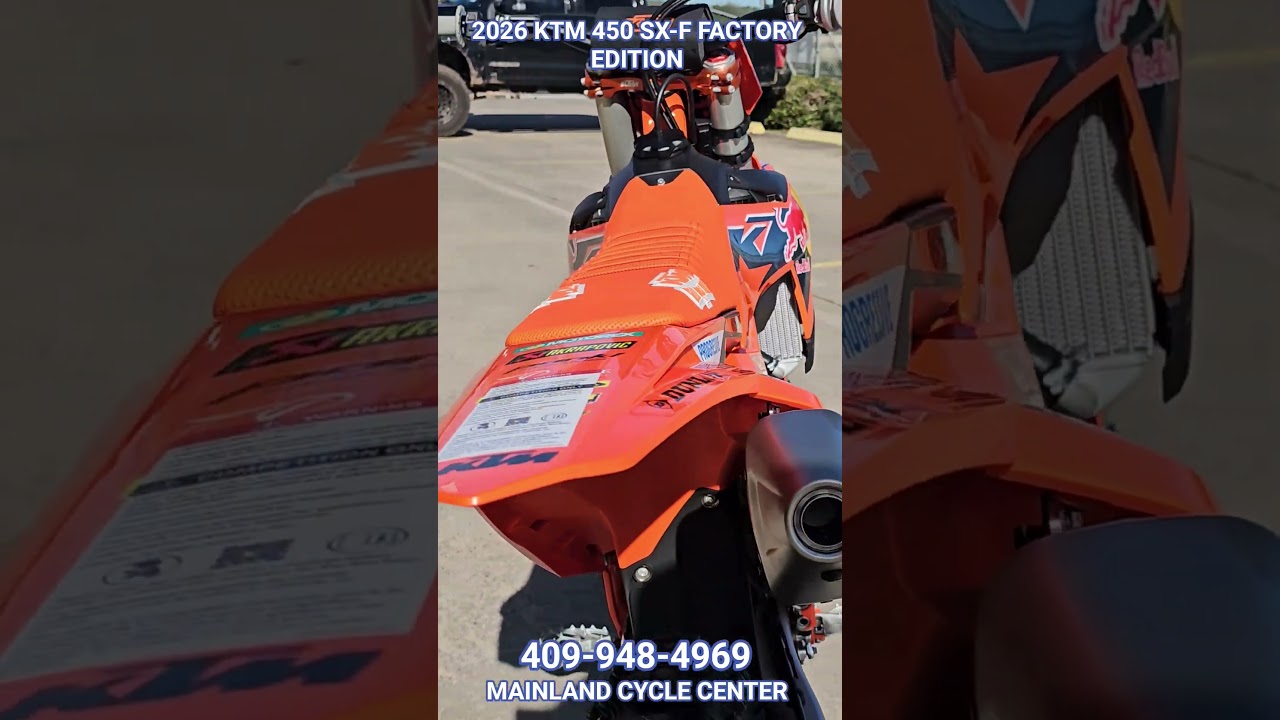 2026 KTM 450 SX-F FACTORY EDITION WALK-AROUND