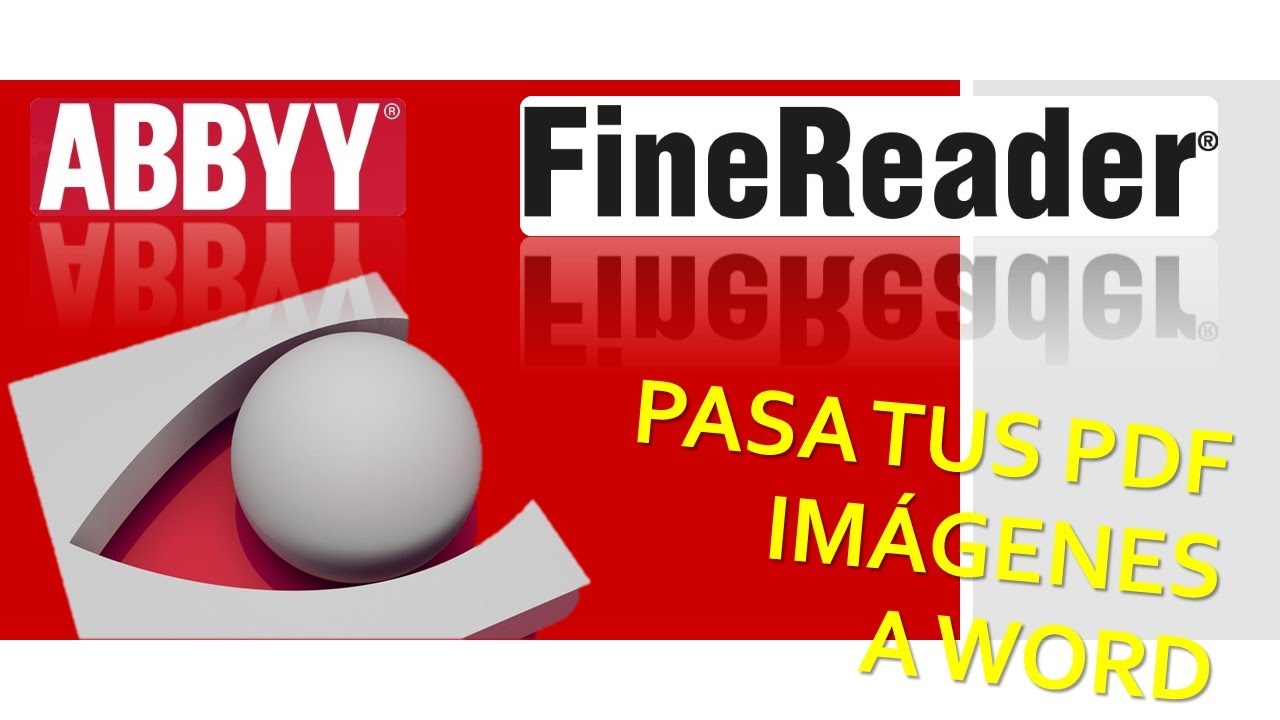 Pasa tus PDF o Im&aacute;genes a Word - Abbyy Fine Reader - Herramienta para Docentes y Estudiantes