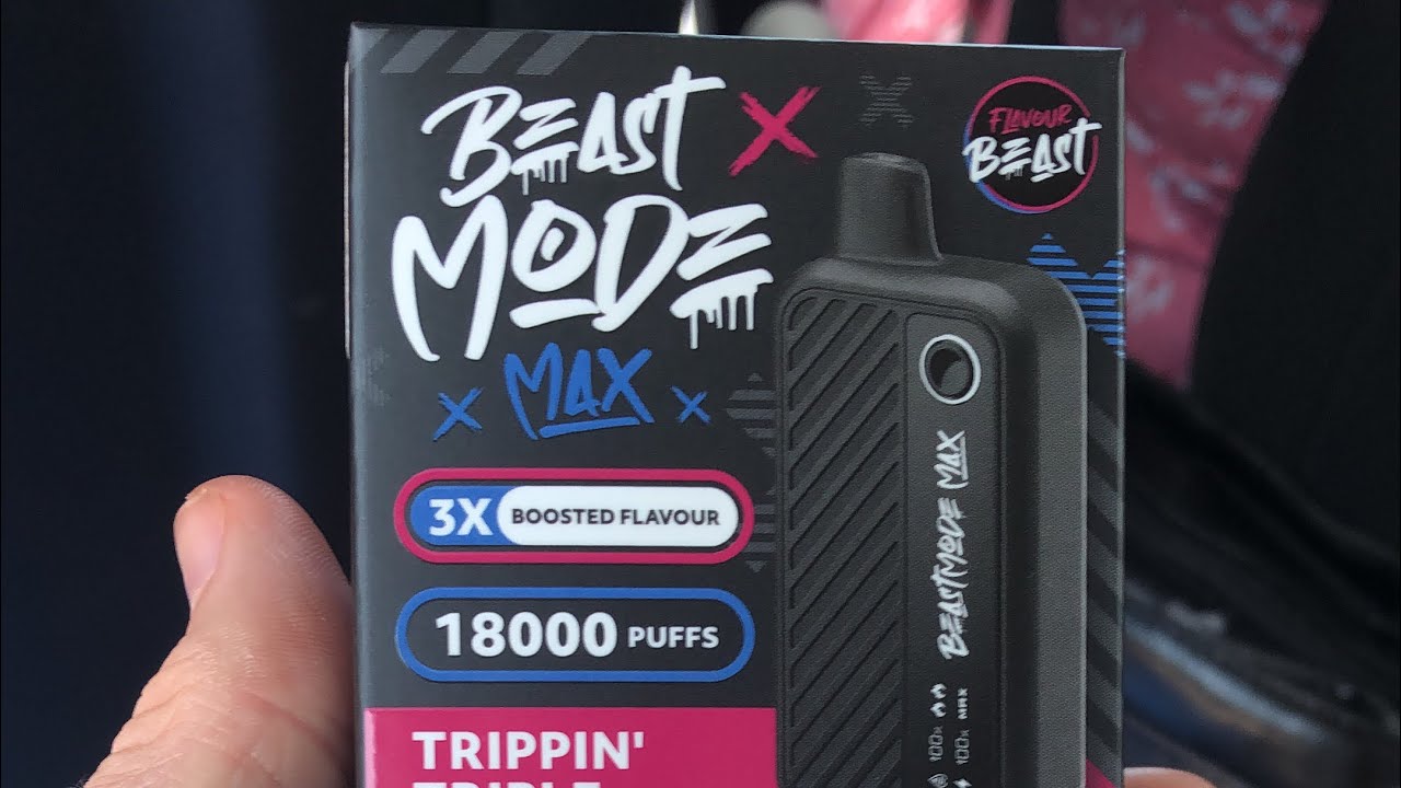 Unboxing and reviewing the FLAVOUR BEAST BEAST MODE MAX TRIPPIN&rsquo; TRIPLE BERRY VAPE PEN (18K PUFFS!)