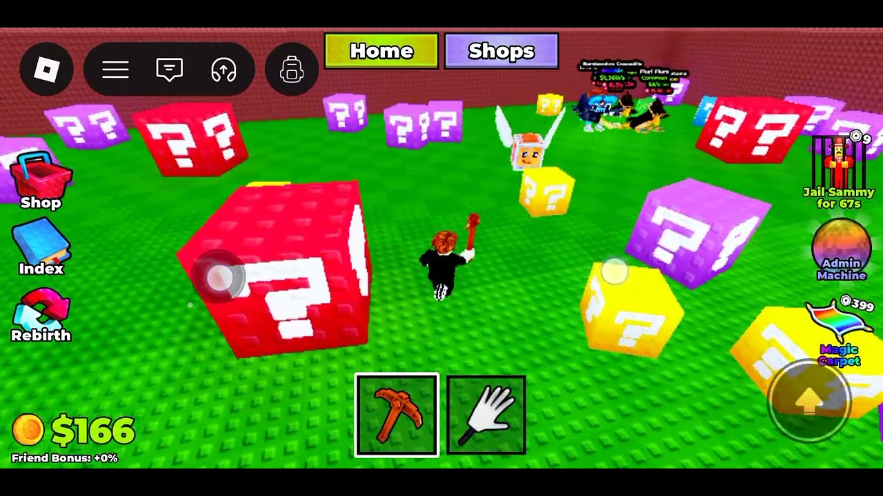 Break a lucky block 
