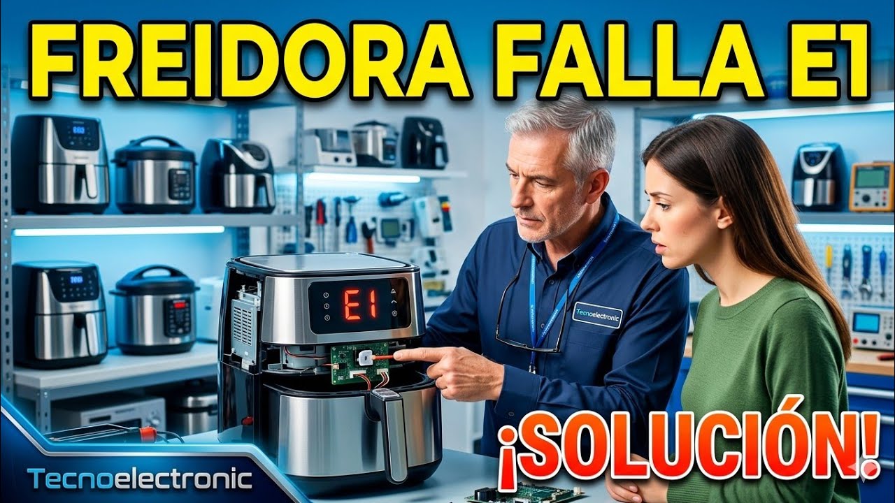 Porque se da la falla E1 en los electrodomesticos que manejan tarjeta electronica