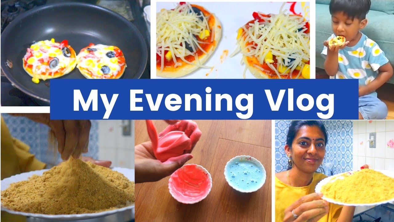 DIML|Evening Vlog|Tried Slime , Mini Pizza Recipe in Tamil| Idli podi| LivewithmeinJapan vlogs