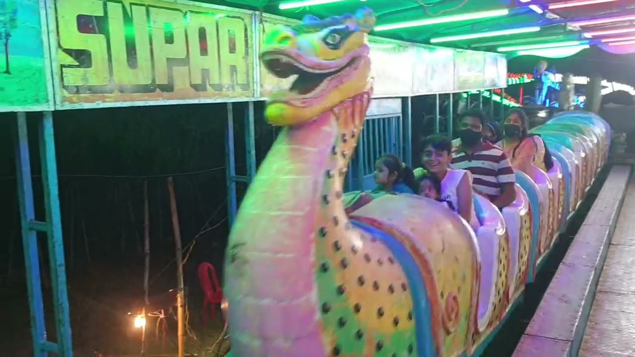 Dragon Train Ride | Dangerous Dragon Train | #dragontrain #train | #utsavkalashshow #amusementpark