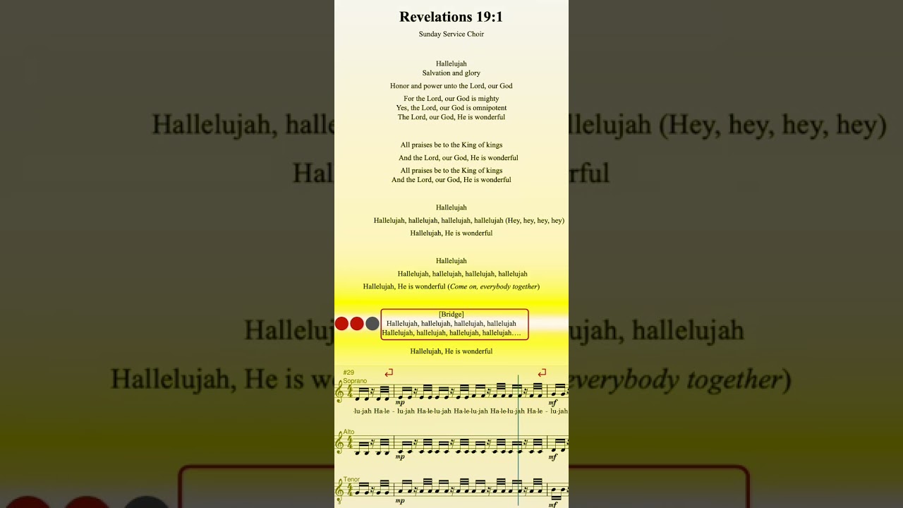 Revelations 19:1 - Sopra