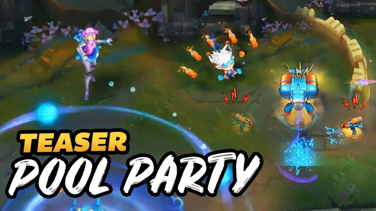 Skins Pool Party: Syndra, Orianna, Heimer, Jarvan y Taliyah